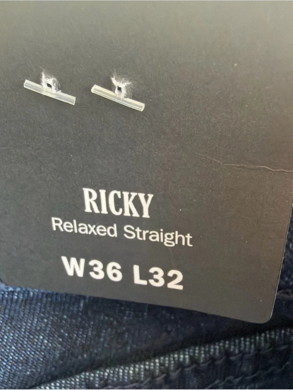 $164 True Religion Men’s Ricky SN Flap Straight Denim Jeans Size 36 X 32 NWT